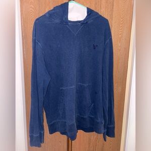 American Eagle Outfitters Blue Pullover Hoodie